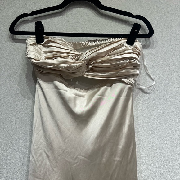 Princess Polly Faviola Strapless Maxi Dress Champagne size 4 - Picture 8 of 10
